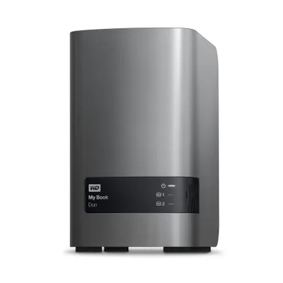Produktbild von WD My Book Duo WDBFBE0200JBK - Festplatten-Array - 20 TB - 2 Schächte - HDD 10 TB x 2 - USB 3.1 (extern)