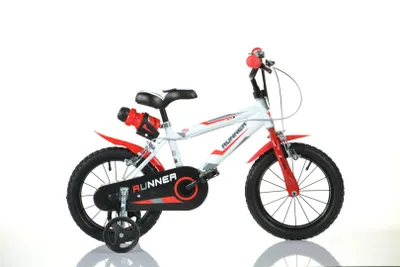 Obrázok produktu pre F.lli Schiano Sch Runner 14" - Bicykel Pre Chlapcov (4-6 Rokov), Kolesá 14", Oceľový Rám, S Doplnkami - Červená Farba