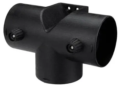 Immagine prodotto di Riscaldatore ad aria diesel - Raccordo a "T" da 75 mm - Distributore per tubi dell'aria a 2 uscite - Accessorio per riscaldatore per parcheggio - 1 pezzo