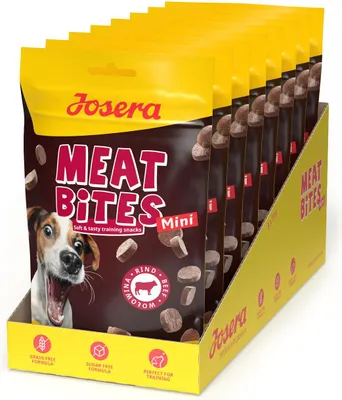 Produktbild von Josera Meat Bites Mini Beef 8x70g