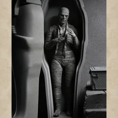 Obrázek produktu pro NECA Ultimate Mummy (Black & White), Sběratelská akční figurka, Filmy a televizní seriály