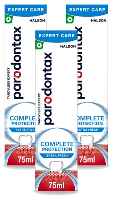 Productafbeelding van 3 x Parodontax Complete Protection Extra Fresh tandpasta - 75 ml - Voordeelverpakking - 3 stuks