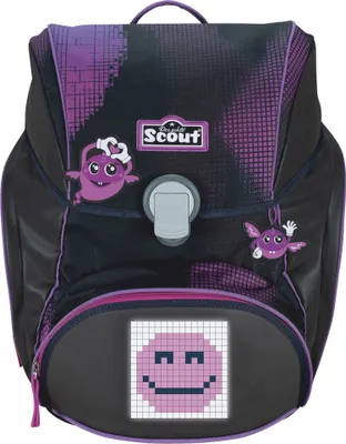 Produktbild von Scout Alpha Exklusiv "Movie Star" - Schulranzen Set 5tlg. (Pink Pixel)