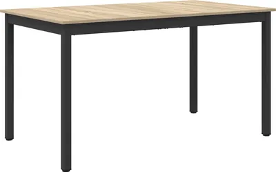 Zdjęcie produktu dla Stół jadalniany vidaXL, 140 x 80 x 75 cm, płyta drewnopochodna, imitacja dębu Sonoma