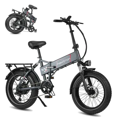 Produktbild von Maxtron Polaris E-Fatbike 20 Zoll – 48V 250W Bafang Motor 60Nm, 624Wh Akku, Hydraulische Bremsen, StVZO-konform, Elektrofahrrad für Damen & Herren
