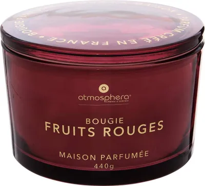 Produktbild von Duftkerze 440 g glowy rote früchte  - Atmosphera créateur d'intérieur
