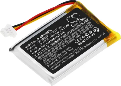 Produktbild von TECHTEK Akku Kompatibel mit [Opticon] OPN-4000i, OPN-4000n Ersetzt ET622538P, für SP622540