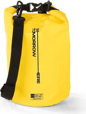 Immagine prodotto di Sacca impermeabile in PVC Where Tomorrow - Modello 02 - 5 litri - giallo