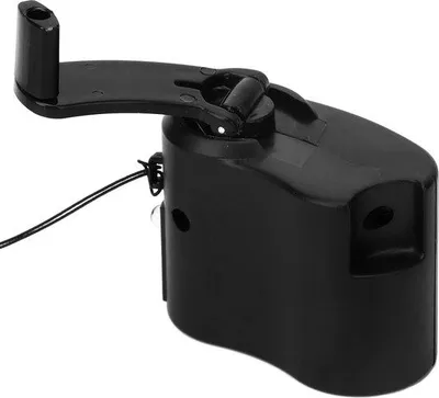 Produktbild von Handkraan USB-Lader für Notfall - Portable Power Bank für Outdoor-Aktivitäten - Wandern Camping - Schwarz.