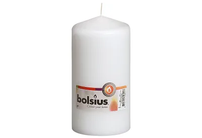 Produktbild von BOLSIUS Stumpenkerze 15x7,8cm weiß