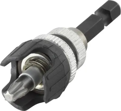 Zdjęcie produktu dla Uchwyt magnetyczny do bitów z ogranicznikiem Wolfcraft + bit TX 25