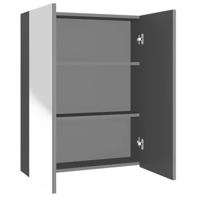 Obrázek produktu pro vidaXL Koupelnová zrcadlová skříňka 60x15x75 cm MDF antracitová