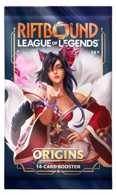 Produktbild von Riftbound: League of Legends Origins Booster ENG – Englisches Booster Pack mit 14 Karten