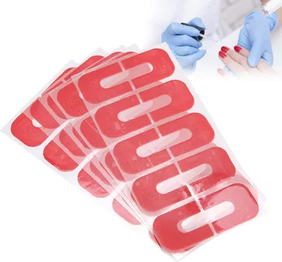 Produktbild von Flüssige Latexnägel Abziehen - 50 Stück - Nagel-Tapes - Hautbarriere - Auslaufgeschützte Aufkleber - Nagelkunst Schutzabdeckung.