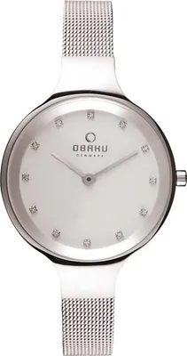 Imagen del producto de Reloj Obaku para mujer, plateado, modelo Obaku-V173LXCIMC