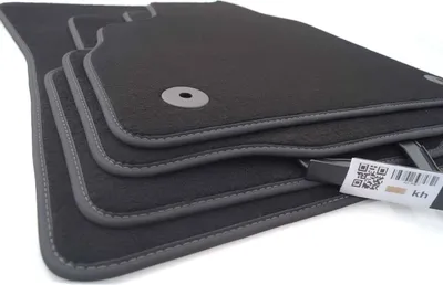 Immagine prodotto di Tappetini per Citroen C5 / C5 Tourer 2008-2017 tutti i tappetini auto velours set 4 pezzi nero antiscivolo resistente alle intemperie