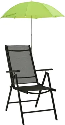 Zdjęcie produktu dla The Living Store Parasole na krzesła kempingowe 2 szt. Zielony 105 cm