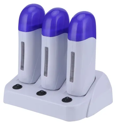 Immagine prodotto di Rullo riscaldante per ceretta, riscaldatore, macchina per la depilazione a cera, ideale per la rimozione dei peli del corpo. Triplo