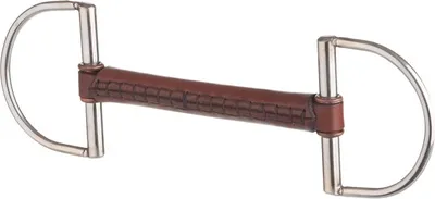 Produktbild von Beris Bits Wassertrense Lederstange Soft Ring 7,5 cm Stangengebiss 140