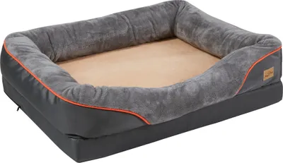 A dog bed is shown from a slightly elevated angle against a white background.