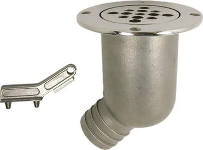 Obrázek produktu pro Odtok Allpa z nerezové oceli s odnímatelným krytem, 38x58x115x91mm, včetně klíče