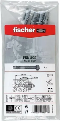 Produktbild von Fischer Bolzenanker FBN II 8/30 B (4), 091547