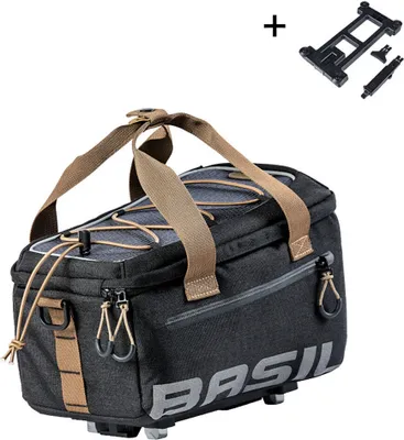 Image de Sacoche porte-bagages BASIL "Miles MIK 2.0", black slate