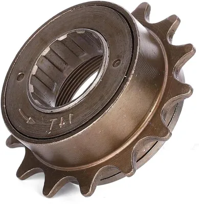 Productafbeelding van Fiets Vliegwiel - Single Speed - Fiets Om Bouwen - Stille Rotatie - 14 Tanden - Brons