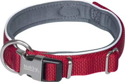 Immagine prodotto di Collana Nobby "Classic Preno Royal" rossa: lunghezza 32-39 cm; larghezza 15/20 mm