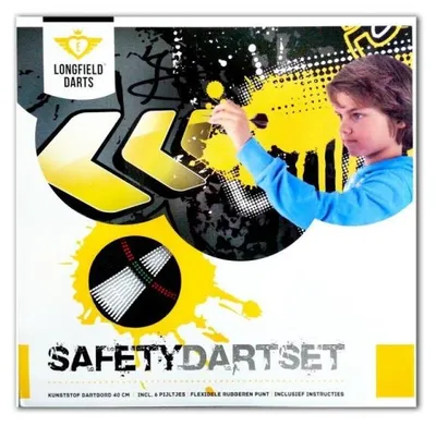Produktbild von Angel Toys Kinder-Dartboard - Sicheres Dartspielzeug Set 40 cm