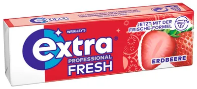 Produktbild von Wrigley´s EXTRA® PROFESSIONAL Fresh Erdbeere 10er 14g