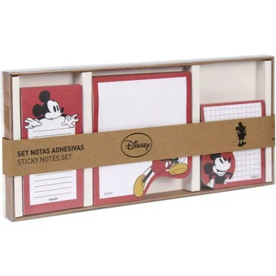 Obrázek produktu pro Haftnotizen-Set Mickey Mouse (3 ks) Rot