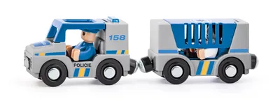 Obrázek produktu pro Autíčka k vláčkodráze - Policie, 4ks