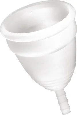 Image de COUPE MENSTRUELLE BLANCHE L (Taille : T2)