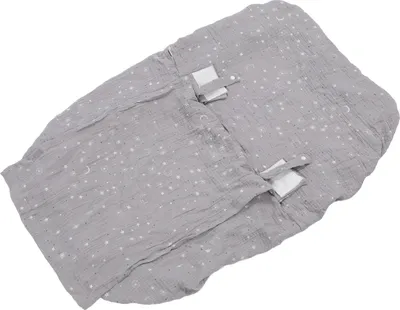 Produktbild von Baby-Autositzbezug aus Baumwollgaze, Universal-Kinderwagenzubehör für Kleinkinder, Grey Star
