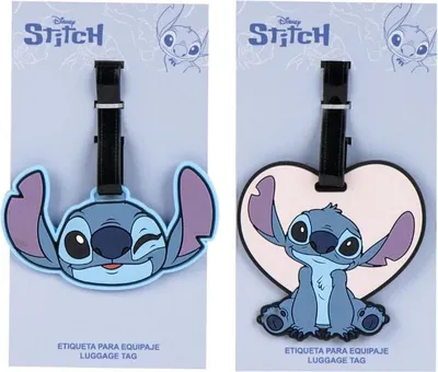 Obrázok produktu pre Menovky na batožinu Stitch, 2 ks., Sortiment