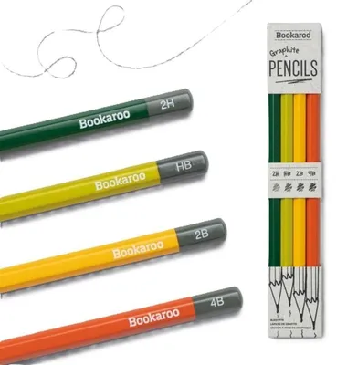 Obrázek produktu pro Bookaroo Ołówki 4 sztuki zielone