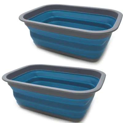 Produktbild von Faltbare Babybadewanne, tragbare Kleinkindbadewanne für die Reise, unverzichtbare Badewanne für Babyreisen