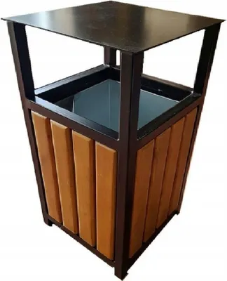 Image de Poubelle Poubelle Outdoor Extérieur Toit 60L 9570