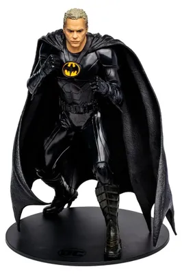 Produktbild von DC The Flash Movie Statue Batman Multiverse Unmasked (Gold Label) 30 cm