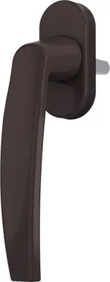 Produktbild von Fenstergriff Rasterolive Aluminium verschiedene Farben Fensterbeschlag Braun RAL 8019