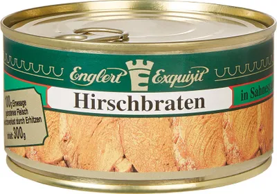 Produktbild von Hirschbraten in feiner Sahnesauce