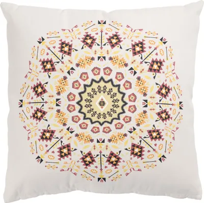 Produktbild von Dekokissen Spirituell drinnen / Indoor Zierkissen Canvas waschbar Mandala bunt Orientalisch Sofakissen ohne Füllung