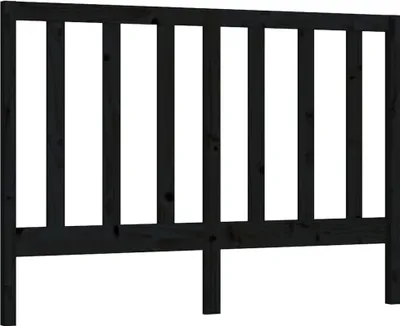 Produktbild von Kopfteil Schwarz 156x4x100 cm Massivholz Kiefer
