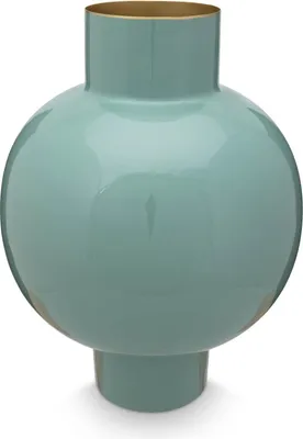 Produktbild von Pip Studio Vase Metal Large Soft Green 31.5x42cm