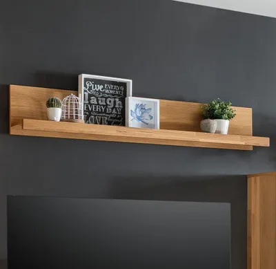 Produktbild von Wandregal Wandboard Wildeiche geölt
