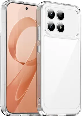 Immagine prodotto di Custodia protettiva ibrida in TPU e acrilico per Xiaomi Poco F8 Pro serie Colorful, trasparente