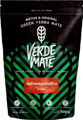 Zdjęcie produktu dla Yerba Verde Mate Green Ashwagandha 0,5 kg