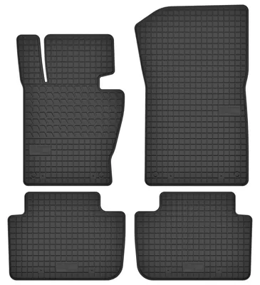 Productafbeelding van Rubberen automatten voor BMW X3 E83 2003-2010 (SUV) – 4-delig, zwart, op maat – Wielganizator SolidTread