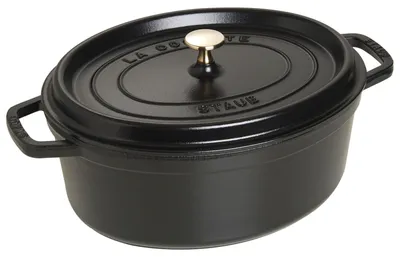 Immagine prodotto di Staub Cocotte - Einzelpfanne - Schwarz - Eisenguss - 5,4 l - 1 Stück(e) - 31 cm (40509-319-0)